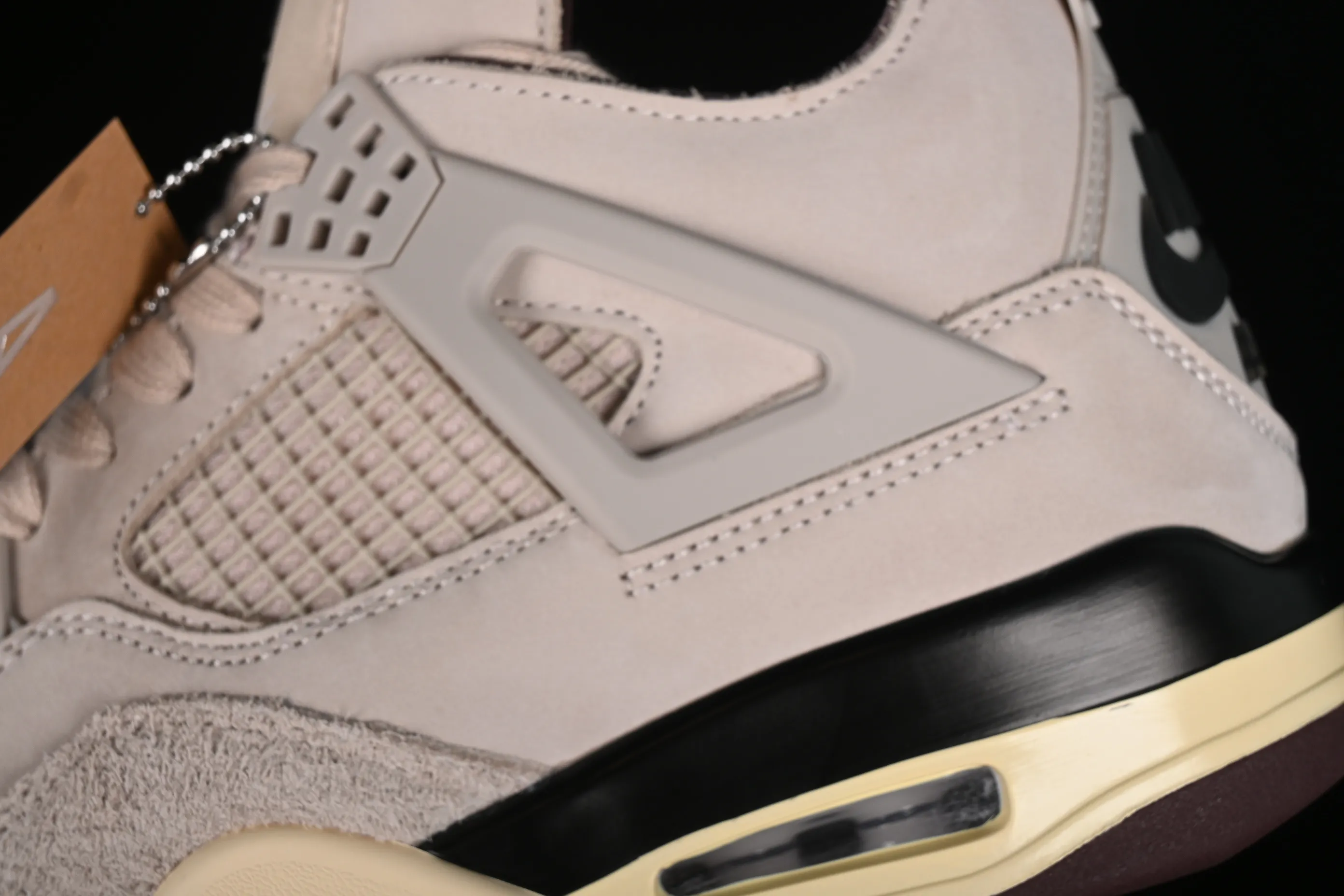 All categories Air Jordan Jordan series basketball shoes Air Jordan 4 A Ma Maniere x Air Jordan 4 Retro "Fossil Stone" AJ4 Joe 4 Fossil FZ4810-200